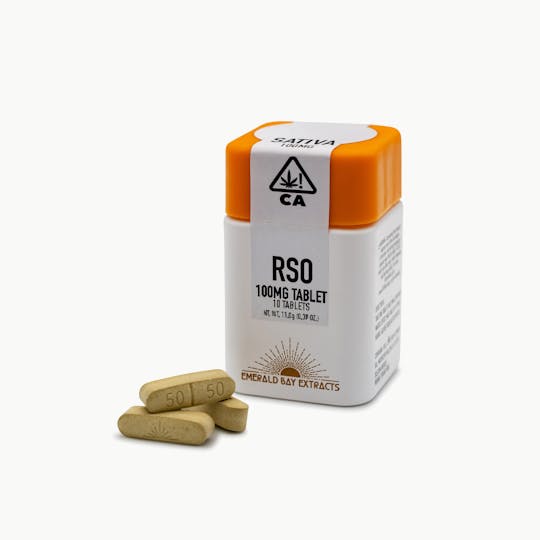 Emerald Bay Extracts - Medellin Jet Fuel | 100mg Tablet | 1000mg Package | Sativa | RSO - 1