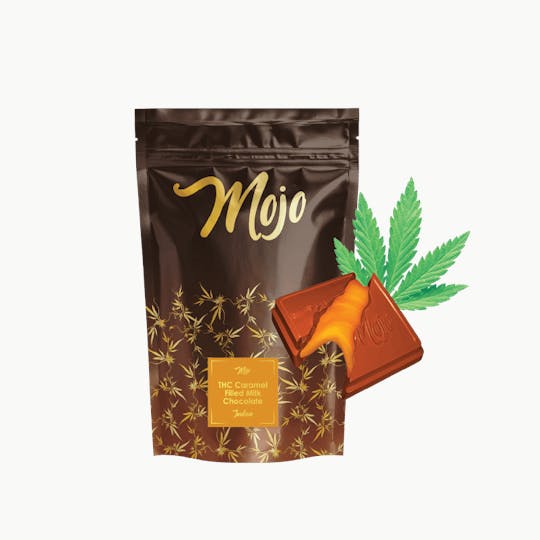 Mojo Chocolates - Mojo Chocolates - Caramel Filled Milk Chocolate (Indica) - 100mg - 1