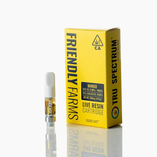 Friendly Brand - Friendly Brand | Mango | Live Resin Cartridge | .5g - 1