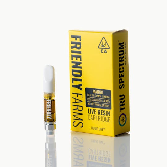 Friendly Brand - Mango 1g Live Resin Cartridge - 1