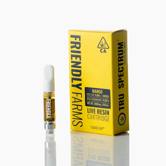 Friendly Brand - Friendly Brand | Mango | Live Resin Cartridge | 1g - 1