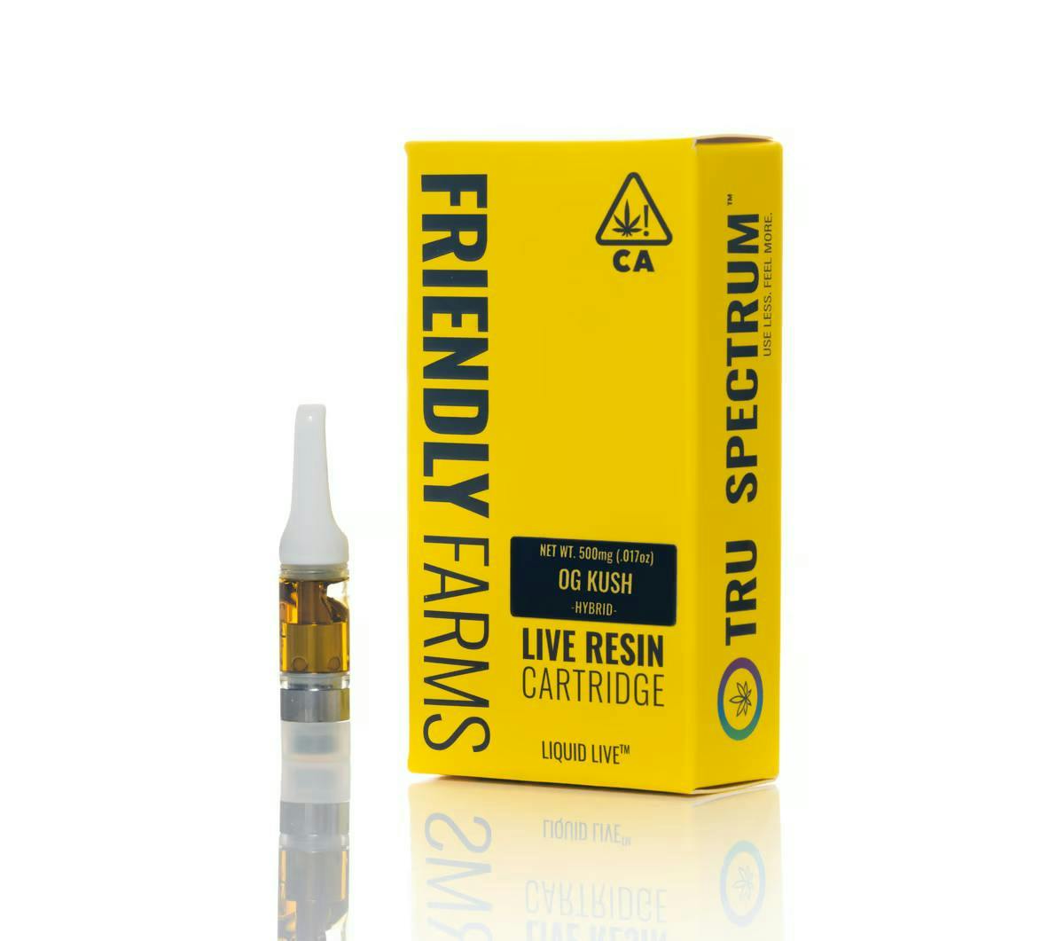 Friendly Brand - Friendly Brand | OG Kush | Live Resin Cartridge | .5g - 1