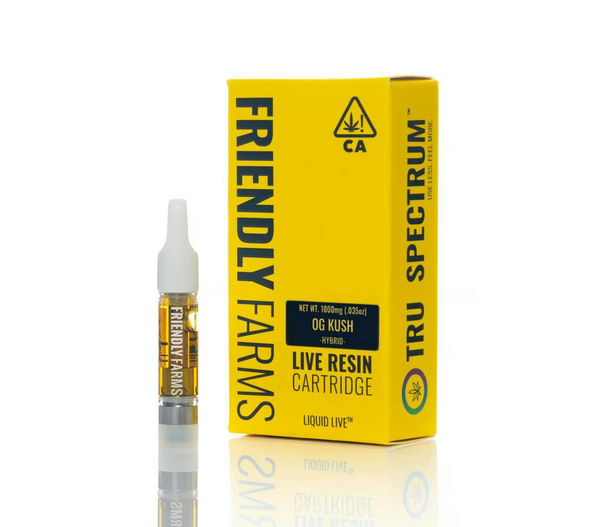 Friendly Brand - Friendly Brand | OG Kush | Live Resin Cartridge | 1g - 1