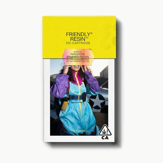 Friendly Brand - Parachute 1g Cured Friendly Resin Cartridge - 1