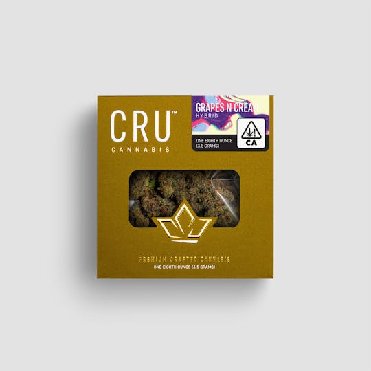 CRU Cannabis - Grapes N Cream (3.5 Grams) - 1