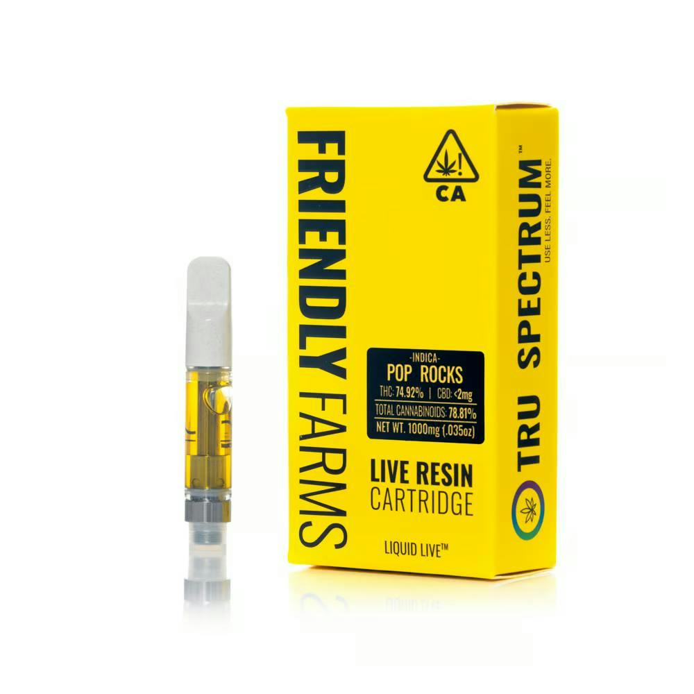 Friendly Brand - Friendly Brand | Pop rocks | Live Resin Cartridge | 1g - 1