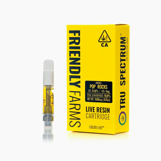 Friendly Brand - Friendly Brand | Pop rocks | Live Resin Cartridge | 1g - 1