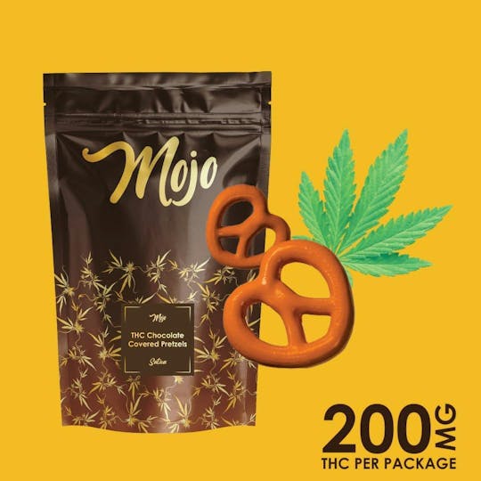 Mojo Chocolates - Mojo Chocolates - Chocolate Covered Pretzels (Sativa) - 200mg - 1