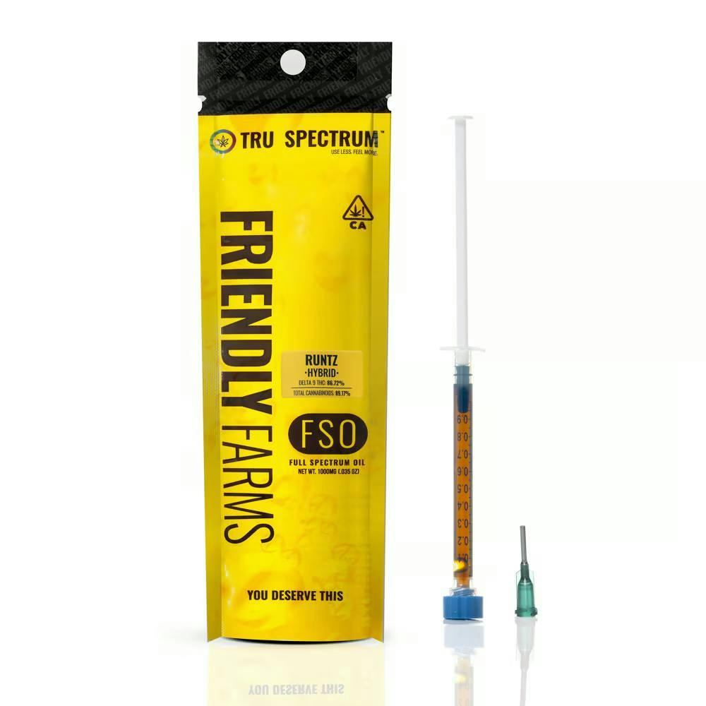 Friendly Brand - Friendly Brand | FSO Applicator | Runtz | Extract Oils | 1g - 1