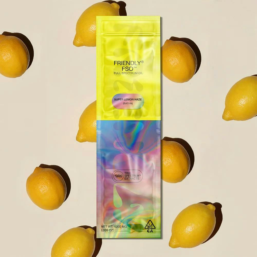Friendly Brand - Friendly Brand | FSO Applicator | Super Lemon Haze | Extract Oils | 1g - 1