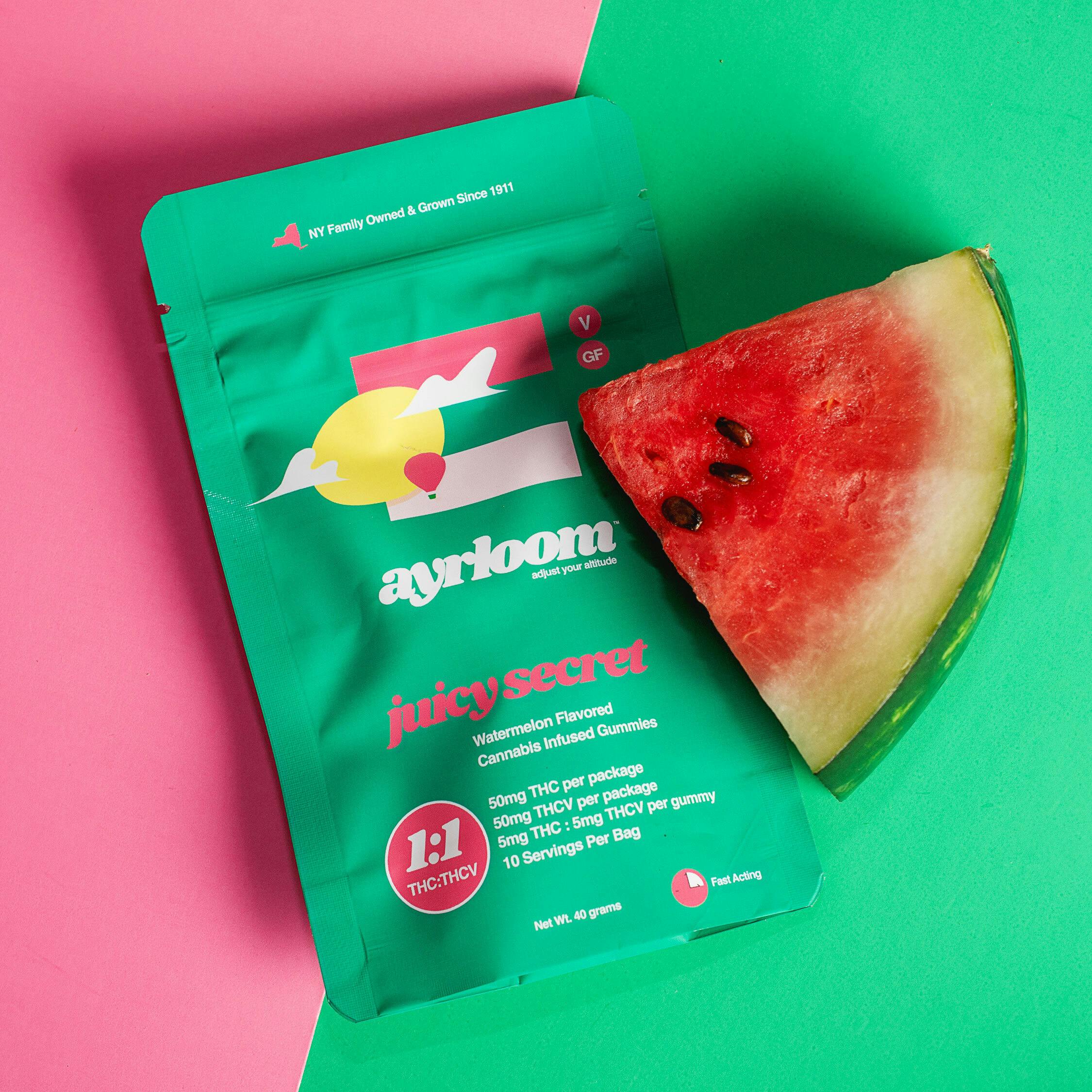 ayrloom - Ayrloom | Juicy Secret | 50mg THC : 50mg THCV | 10pk - 1