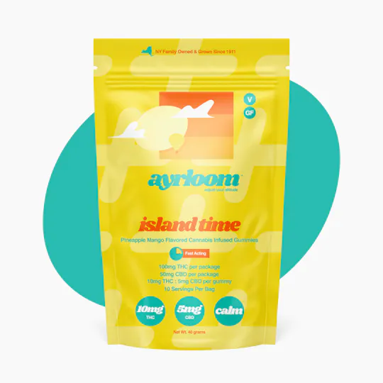 ayrloom - ayrloom | Pineapple Mango "Island Time" | 2:1 | 10MG THC : 5MG CBD | 10pk - 1