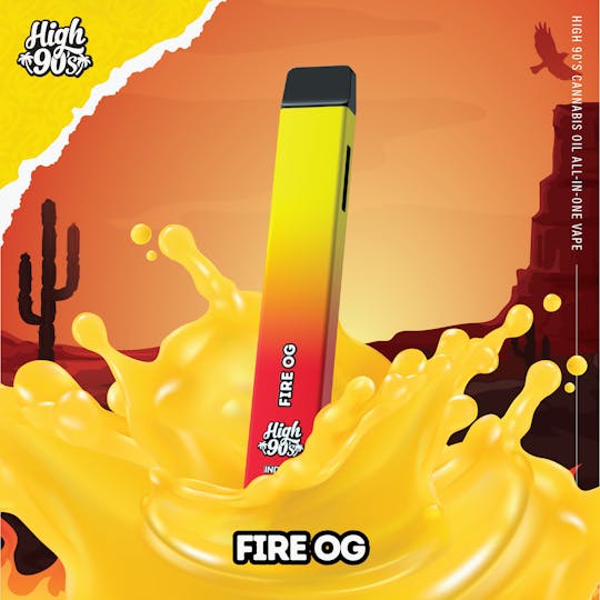HIGH 90s - High 90s : Fire OG 1g All-In-One Vape - 1