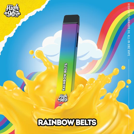 HIGH 90s - High 90s : Rainbow Belts 1g All-In-One Vape - 1