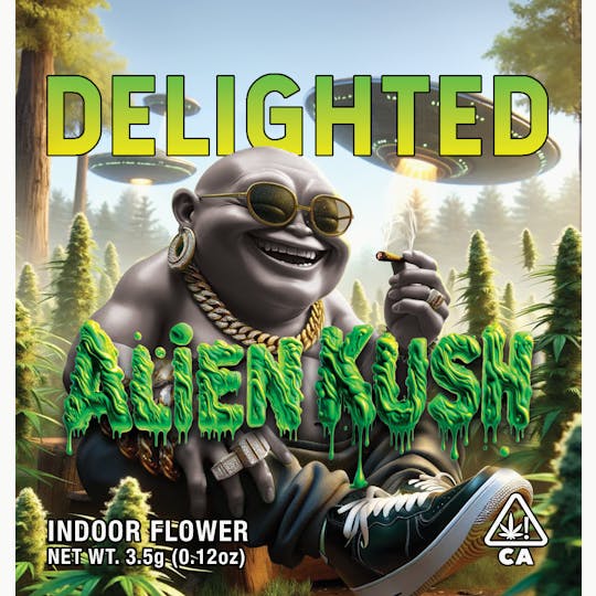 Delighted - Alien Kush 3.5g - 1