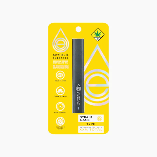 Optimum Extracts - Blue Razz Sherbet (1000mg) | 1g Disposable - 1