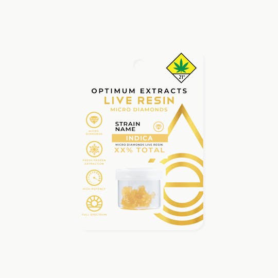 Optimum Extracts - Amnesia Haze | 1g Micro Diamonds - 1