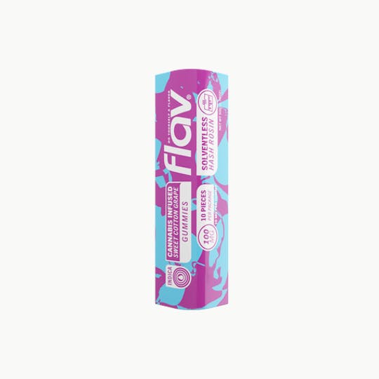 Flav - Gummy - Hash Rosin - Sweet Cotton Grape - 100mg - 1