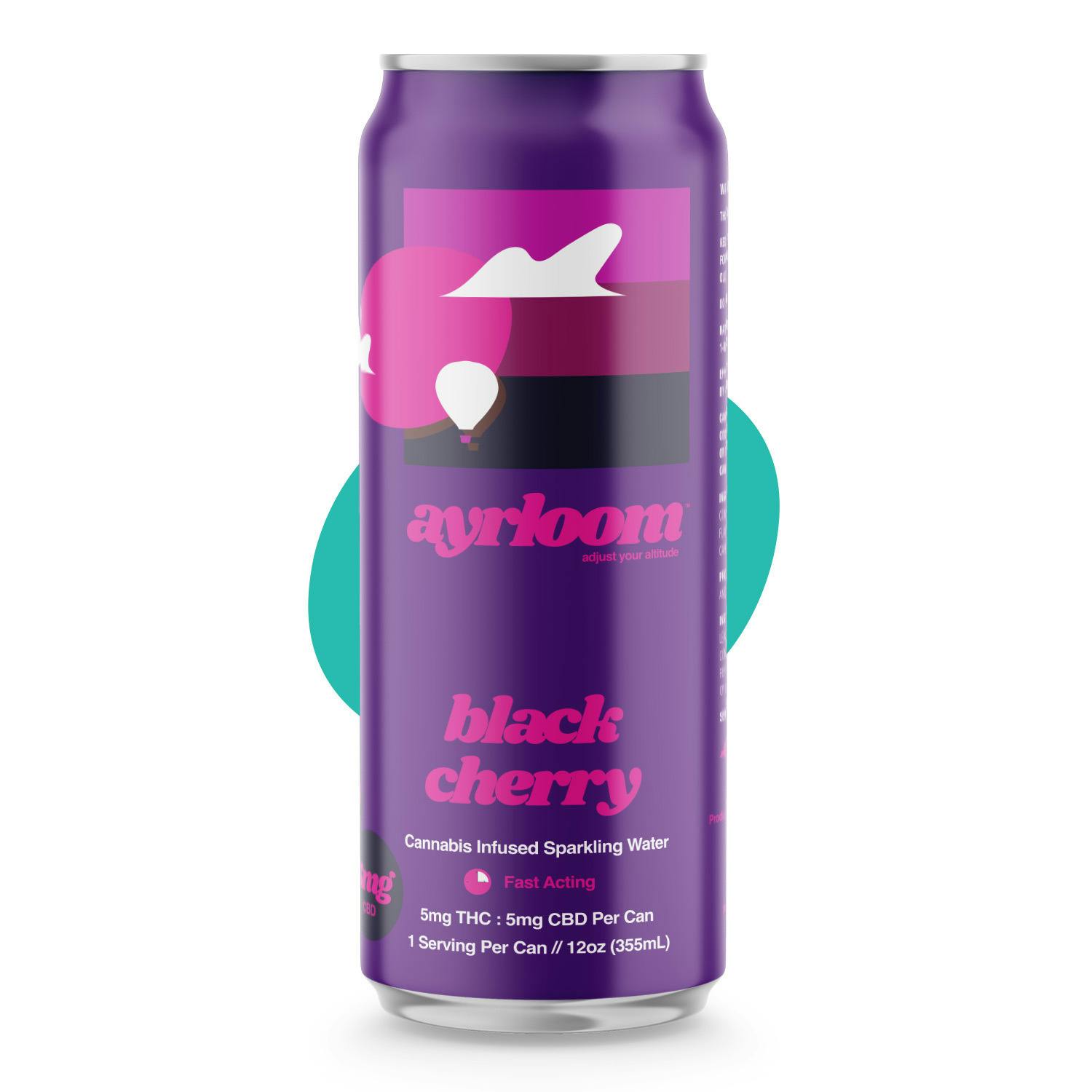 ayrloom - ayrloom | Black Cherry | 1:1 | 5MG THC : 5MG CBD - 1