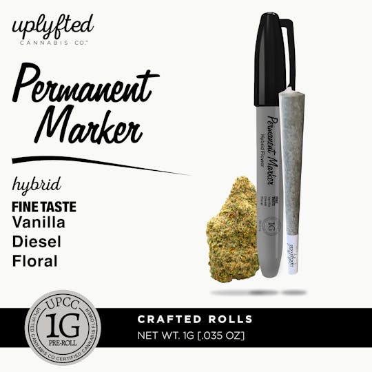 Uplyfted Cannabis Co - Permanent Marker 1g Pre-Roll - 1