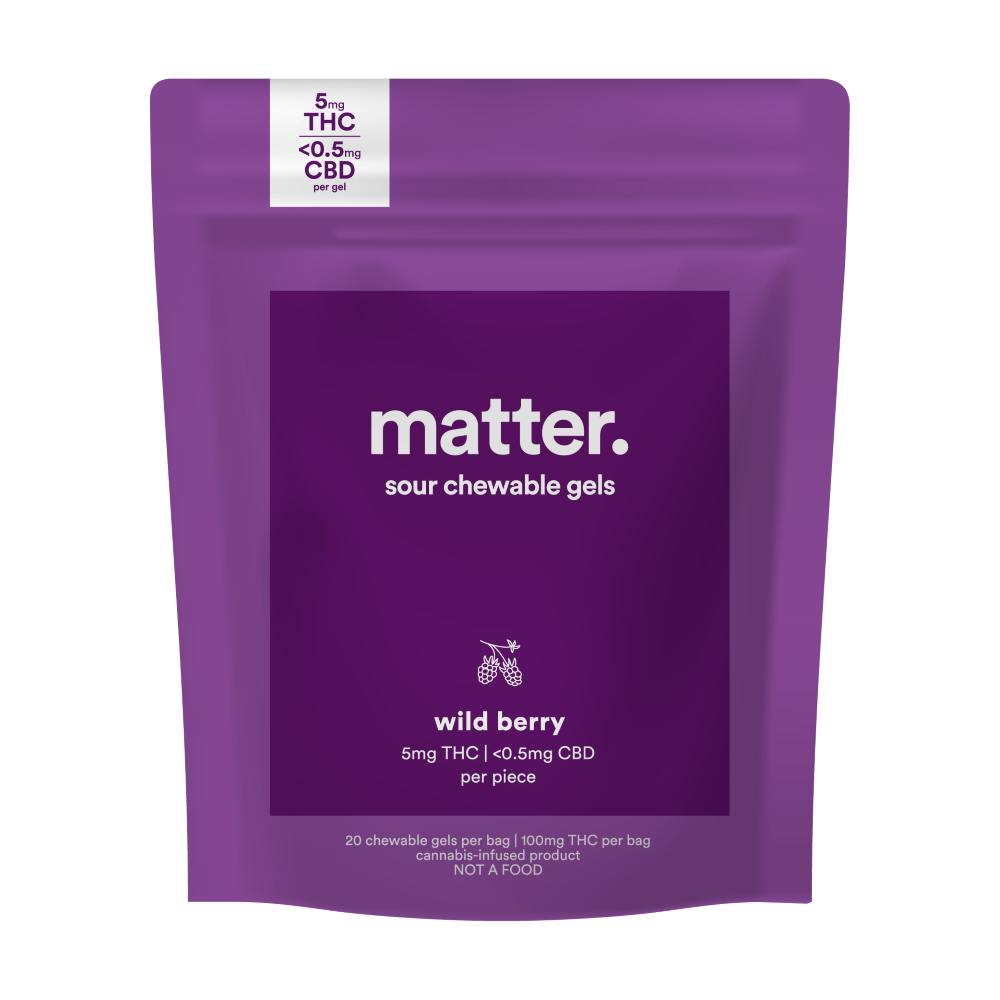 matter. - 20:1 Wild Berry Chewable Gels [20ct] (100mg) - 1