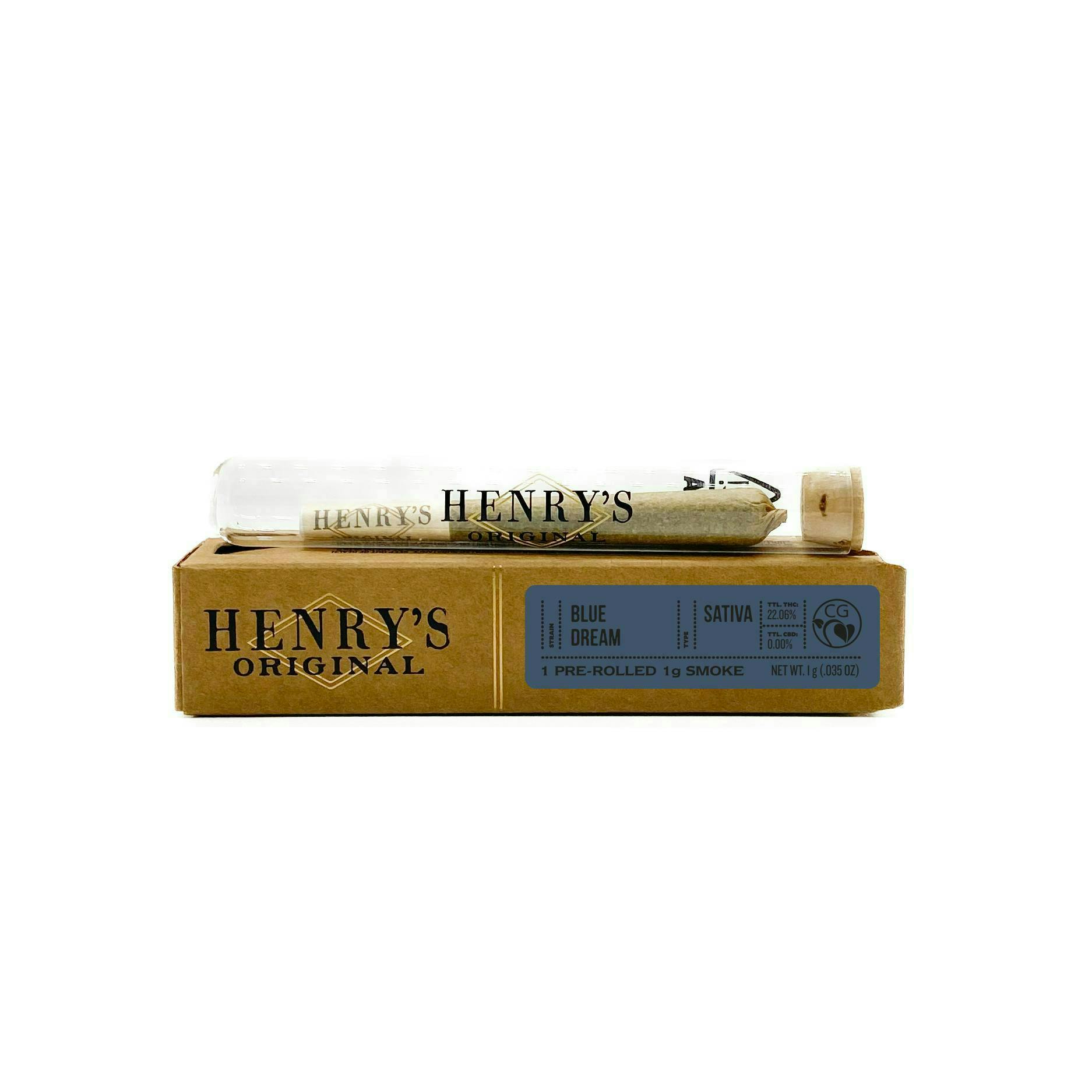 Henry's Original - Henry's Original | Blue Dream | Joint | 1g - 1