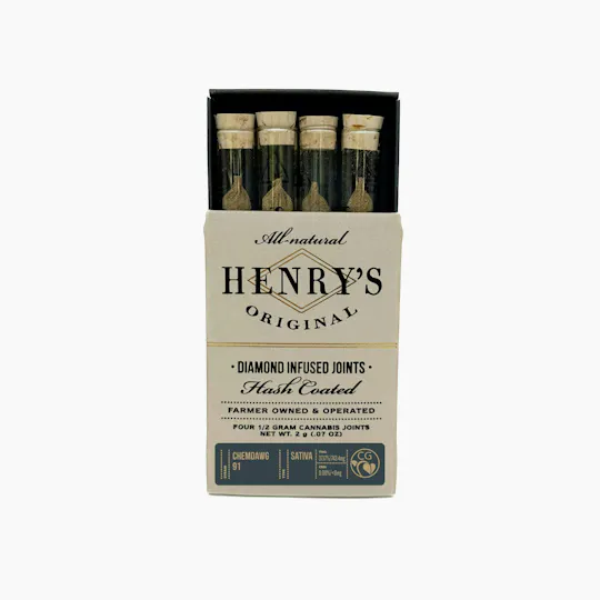 Henry's Original - Henry's Original | Chemdawg 91 | Infused Joints | 0.5g each | 4pk - 1