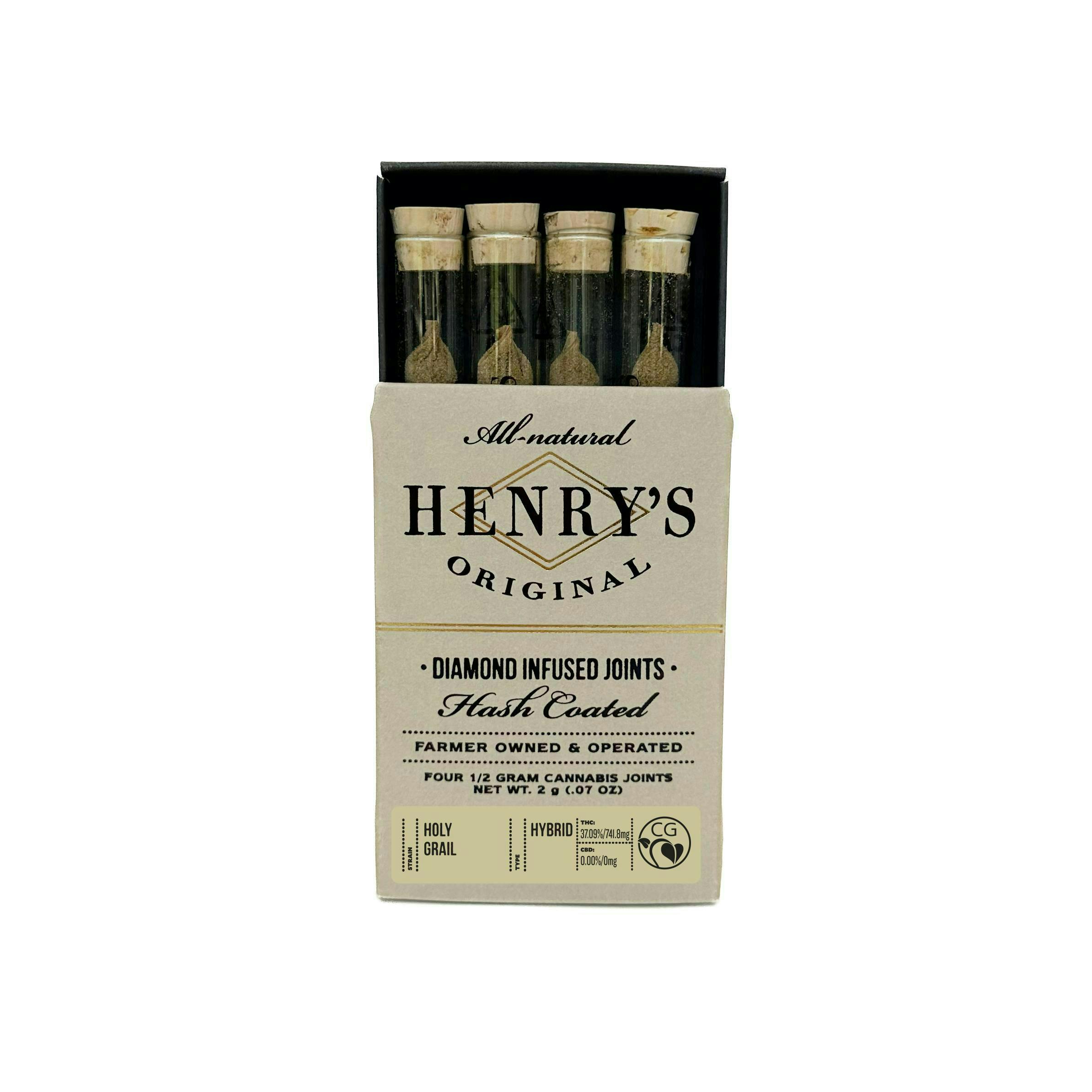 Henry's Original - Henry's Original | Holy Grail | Infused Joints | 0.5g each | 4pk - 1