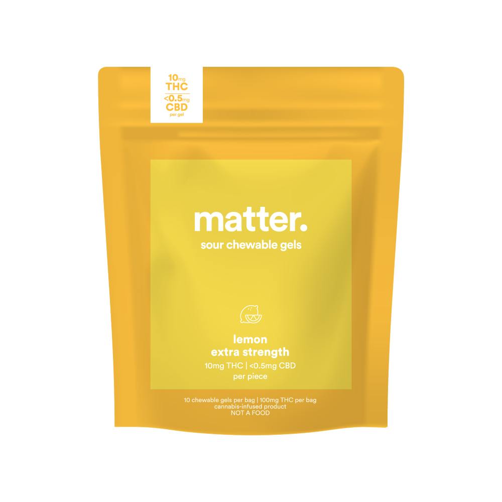 matter. - 20:1 Lemon Extra Strength Chewable Gels [10ct] (100mg) - 1