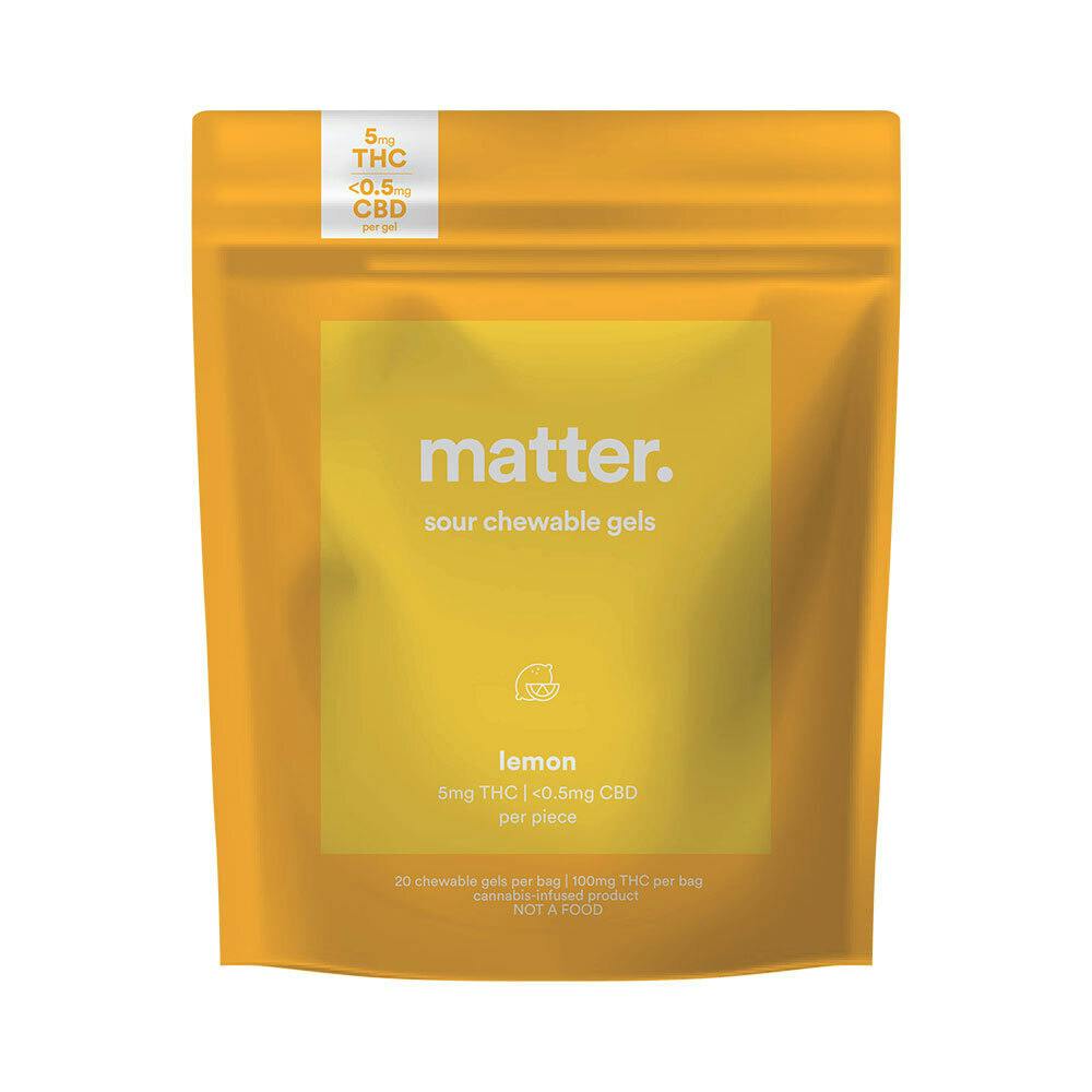 matter. - 20:1 Lemon Chewable Gels [20ct] (100mg) - 1