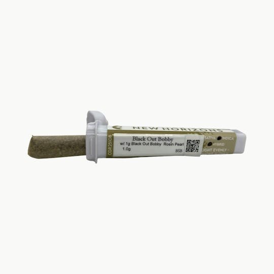 Indico - 1g Black Out Bobby w/ .1g B.O.B. Rosin Pearl Pre-Roll - New Horizons - 1
