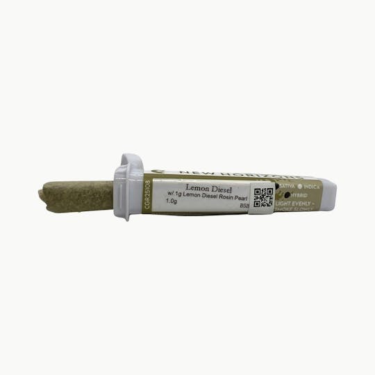 Indico - 1g Lemon Diesel w/ .1g Lemon Diesel Rosin Pearl Pre-Roll - New Horizons - 1
