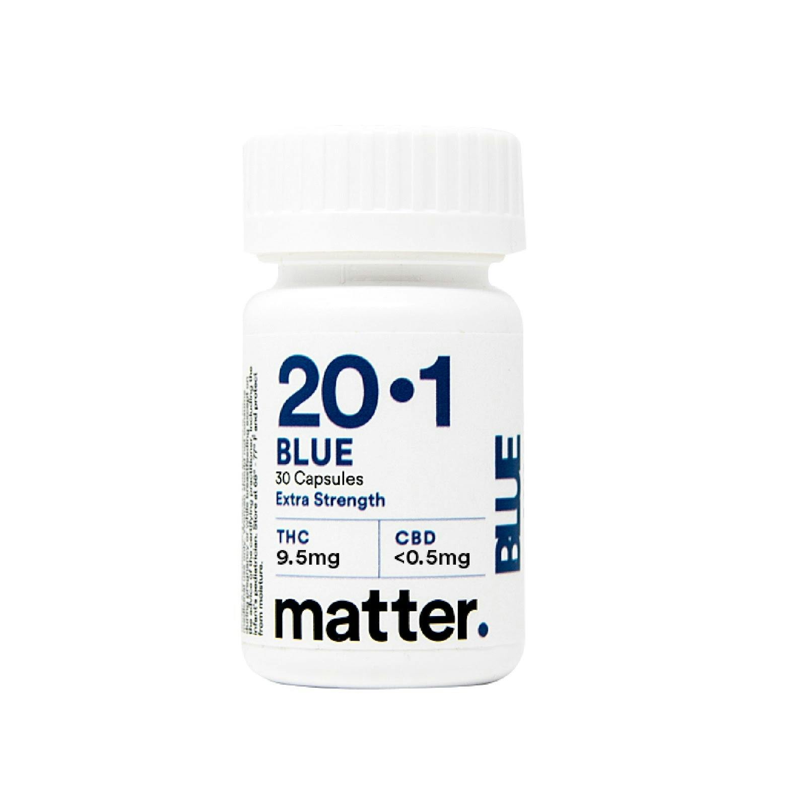matter. - 20:1 Blue Capsule Extra Strength [30ct] (285mg) - 1