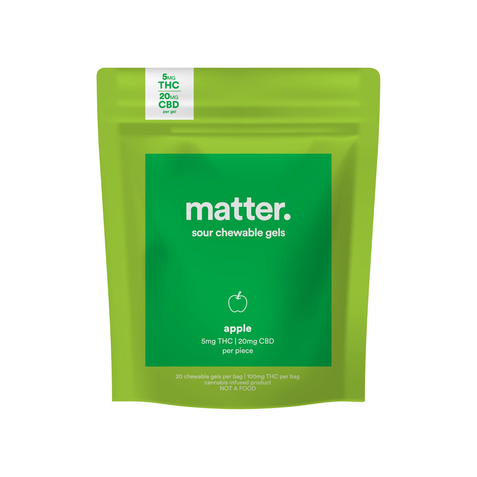 matter. - 1:4 Apple Chewable Gels [20ct] (400mg) - 1