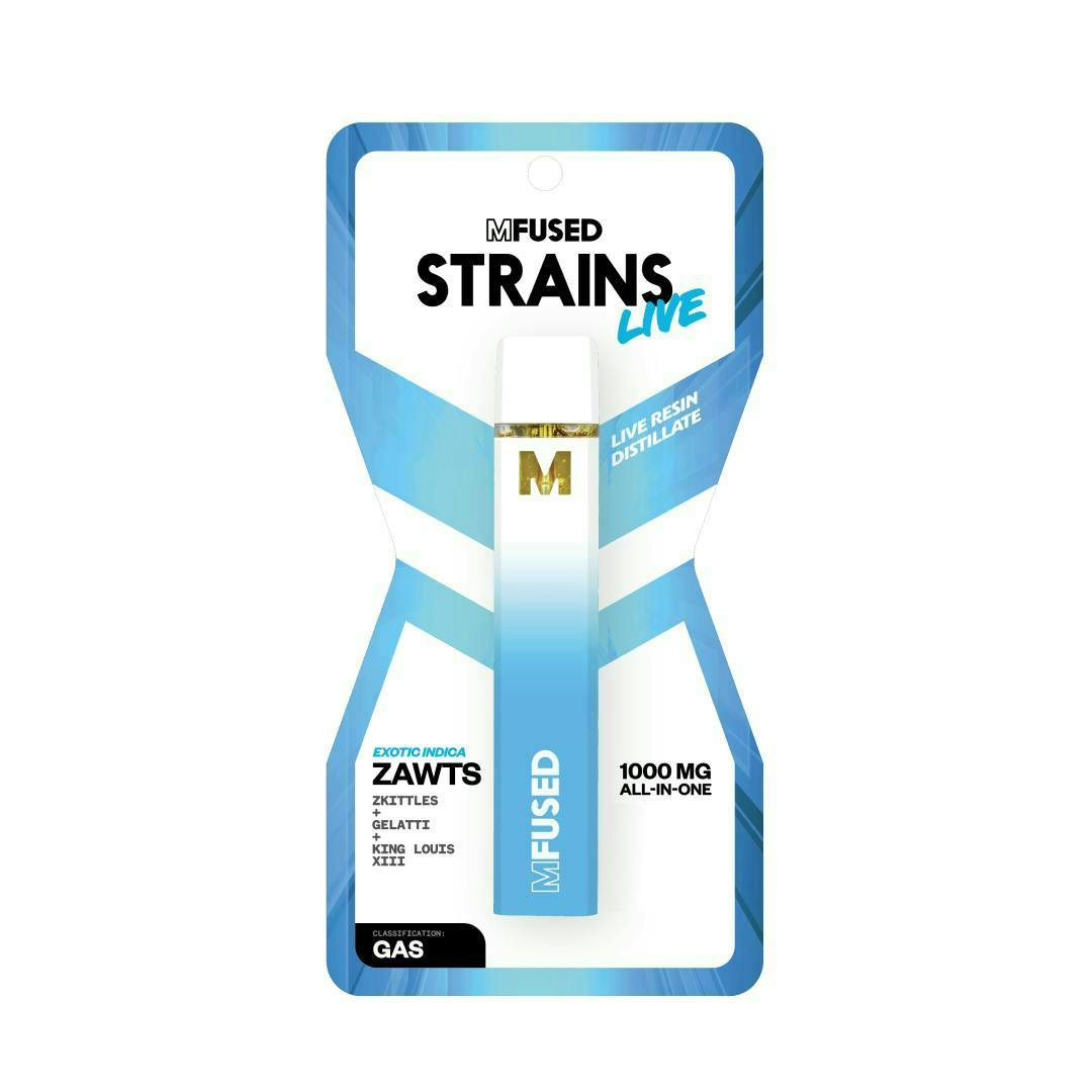 MFused - Zawts - STRAINS Live Resin Disposable - 1