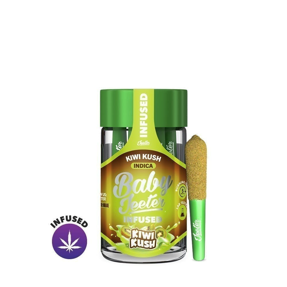 Jeeter - Jeeter | Kiwi Kush | Baby Infused Minis | 0.5g each | 5pk - 1