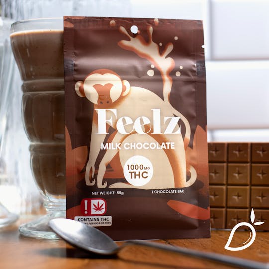 Feelz - 1000mg Milk Chocolate Bar - 1