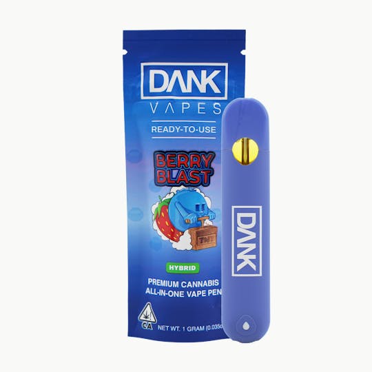 DANK - BERRY BLAST - 1G ALL-IN-ONE DISPOSABLE VAPE PEN - 1