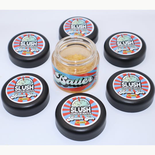 Pharmicated - 1 Ounce Baller Jar Slush Concentrate - Peach Ringz (H) - 1