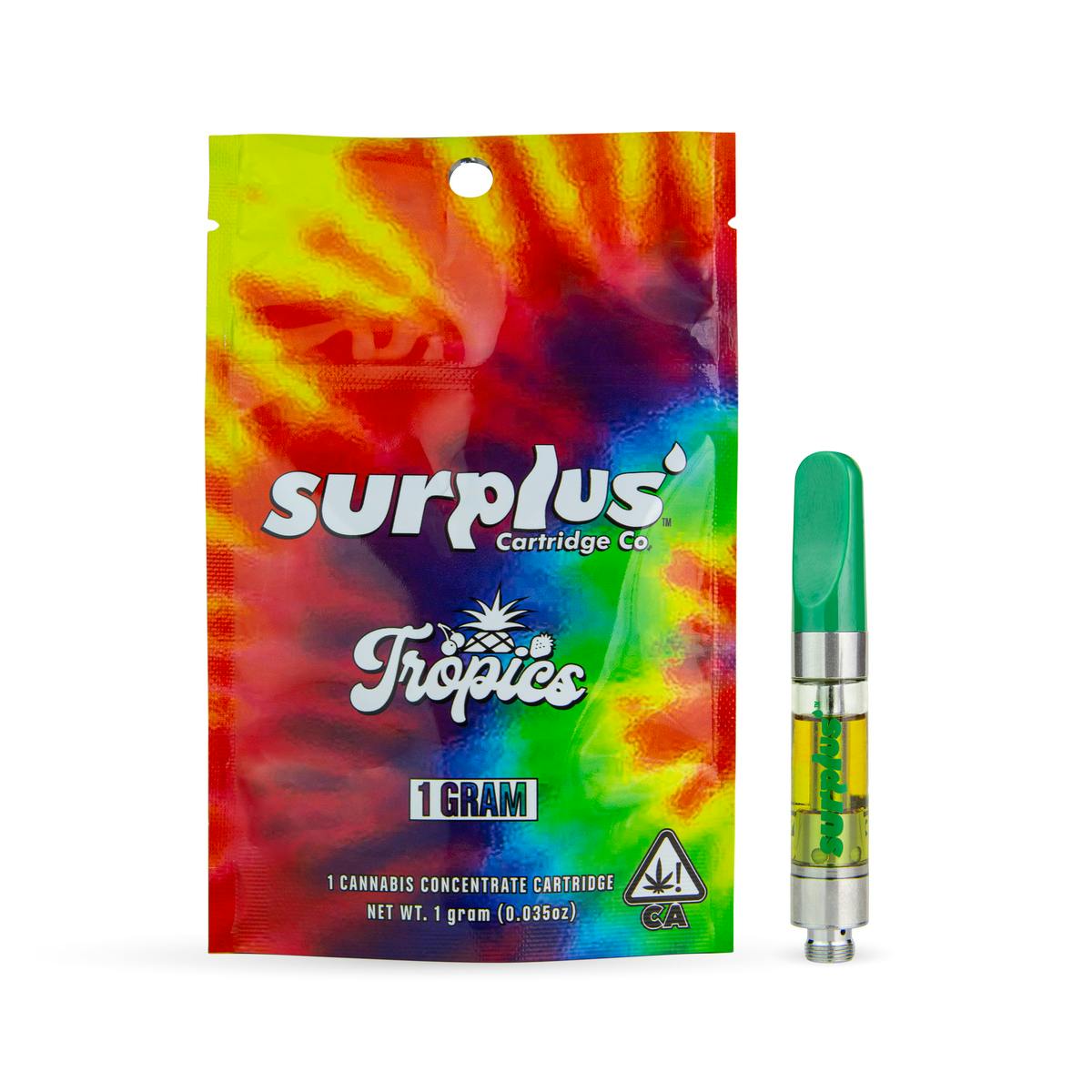 Surplus Cartridge Co. - Pineapple Chunk Tropics - 1g Cartridge - 1
