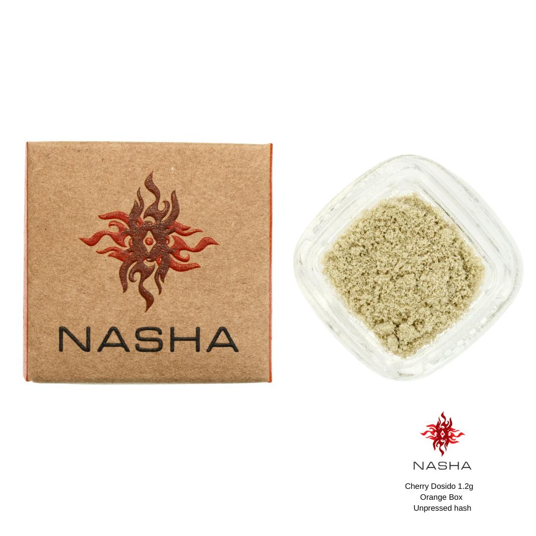 NASHA - Cherry Dosido 1.2g Orange Unpressed Hash (Clear Water Farms) - 1