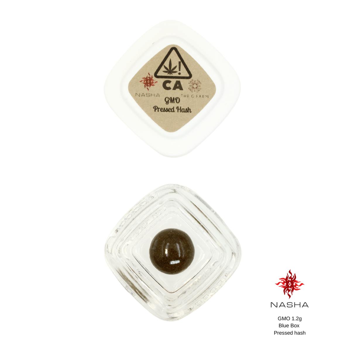 NASHA - GMO 1.2g Blue Pressed Hash (G Farm) - 1