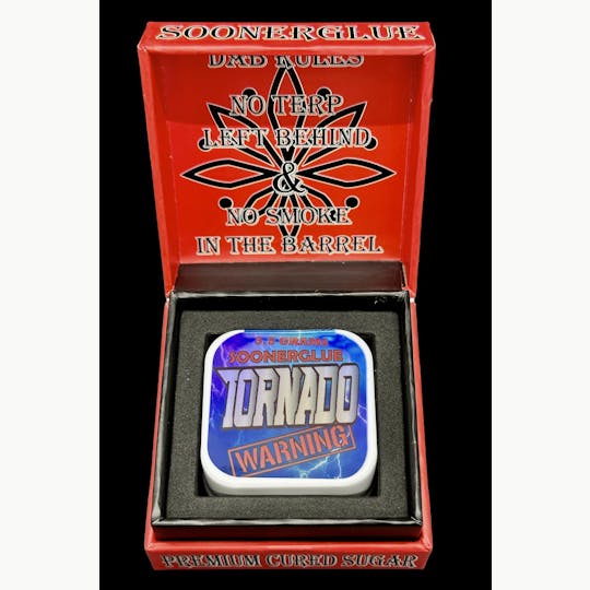 Sooner Glue - 3.5g Tornado Warning Premium Sugar - 1