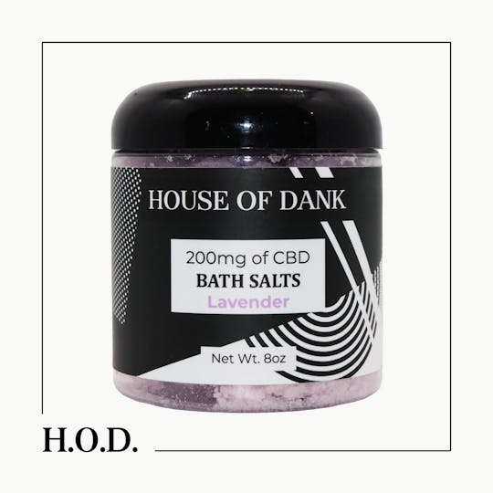 HOUSE OF DANK - H.O.D. CBD Lavender Bath Salts 200mg - 1