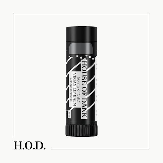 HOUSE OF DANK - H.O.D. CBD Vegan Unscented Lip Balm 50mg - 1