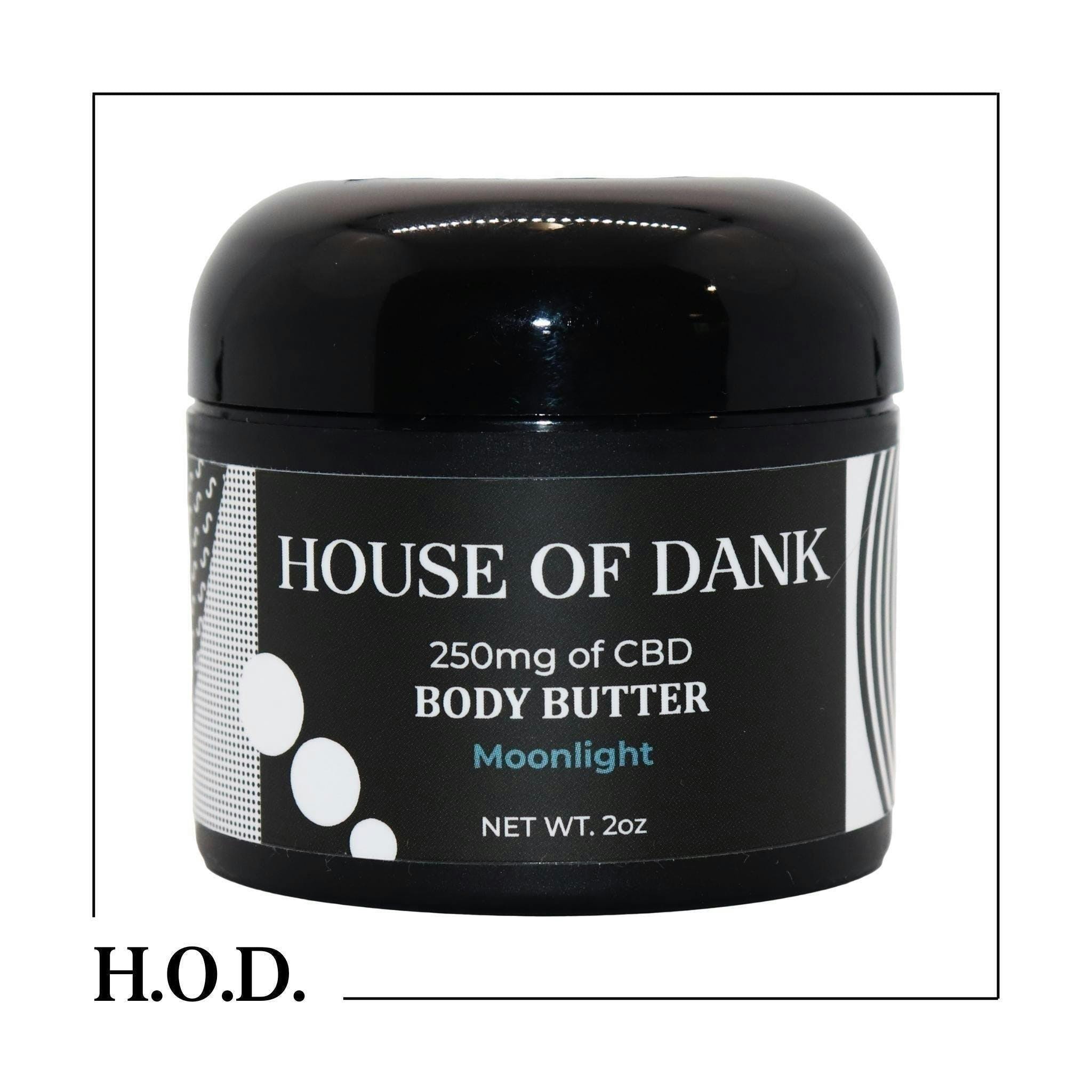 HOUSE OF DANK - H.O.D. CBD Moonlight Body Butter 250mg - 1