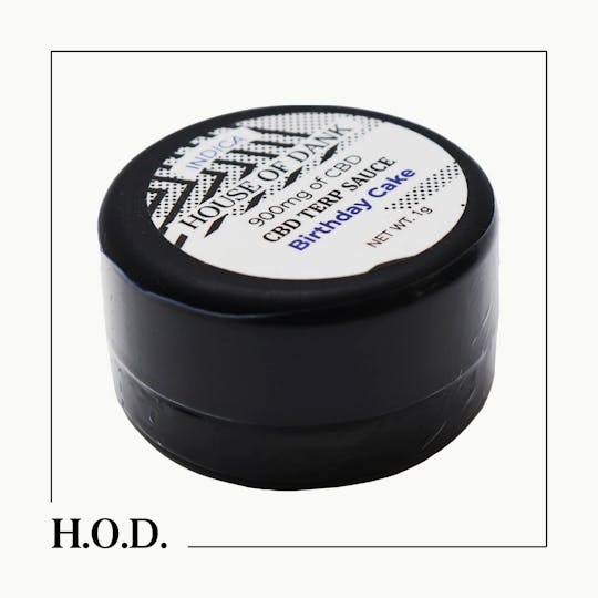 HOUSE OF DANK - H.O.D. CBD Birthday Cake Dab 1g - 1
