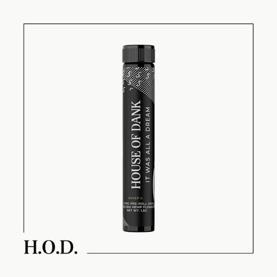 HOUSE OF DANK - H.O.D. CBD Suver Haze Pre-Roll .75g 2 Pack - 1