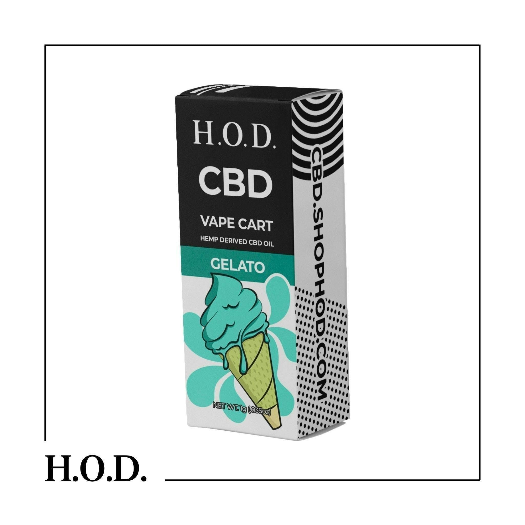 HOUSE OF DANK - H.O.D. CBD Gelato Cart 1g - 1