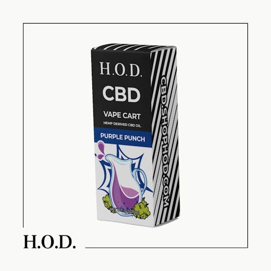 HOUSE OF DANK - H.O.D. CBD Purple Punch Cart 1g - 1